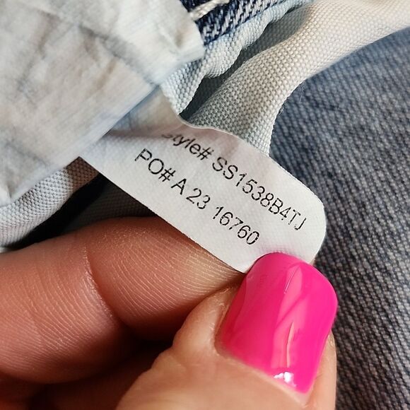 Banjara High Rise Straight Leg Cargo Jeans, Medium Blue Wash, 5/26 - Picture 7 of 7